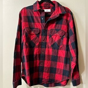 TNA Plaid Button Up